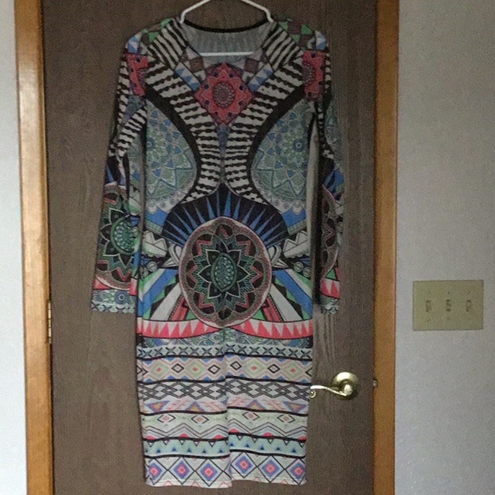 Giti online tattoo mesh dress